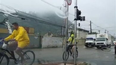 Chuva intensa gera alagamentos na Baixada