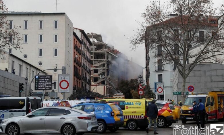 Explosão deixa três mortos na Espanha