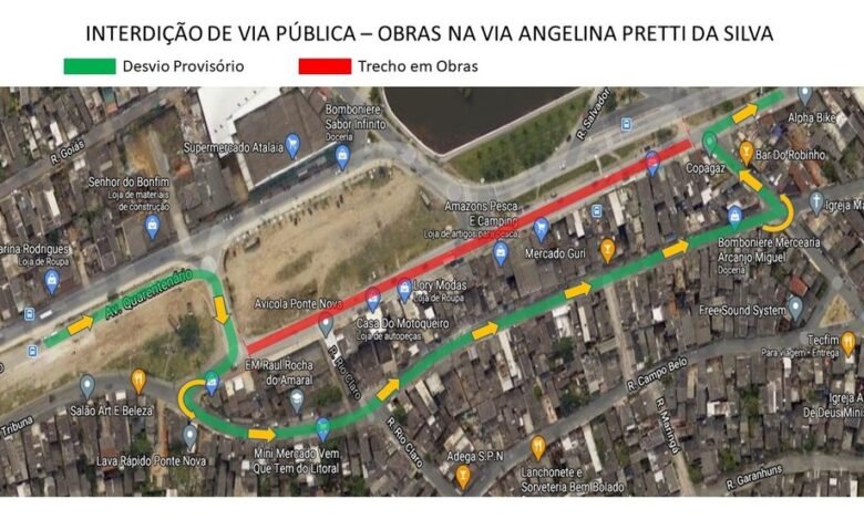Principal via da Área Continental de São Vicente será interditada