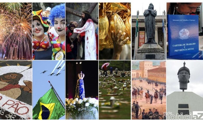 São três feriados nacionais prolongados em 2021