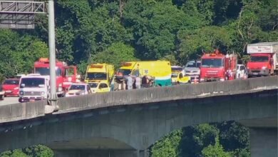 Acidente deixa feridos na descida da Imigrantes