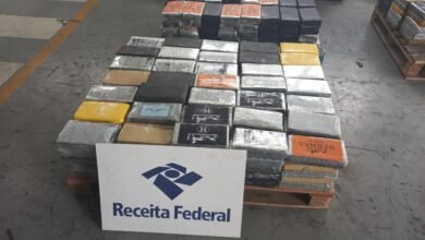 Quase duas toneladas de cocaína são achadas no Porto de Santos