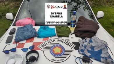 Homem é preso com objetos furtados em Ilhabela
