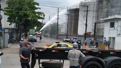 Indústria do Porto de Santos volta a ter incêndio