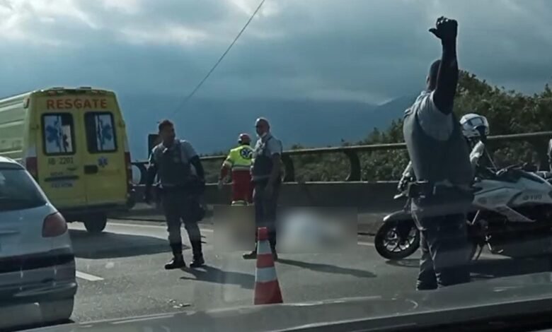 Motociclista morre na Rodovia Anchieta