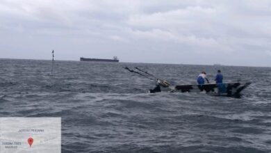 Pesca irregular é flagrada pela Polícia Ambiental no Guarujá