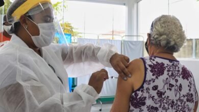 Santos tem o maior percentual de vacina do que em todo o Brasil