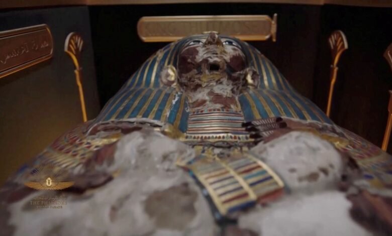 Cairo tem desfile de múmias egípcias