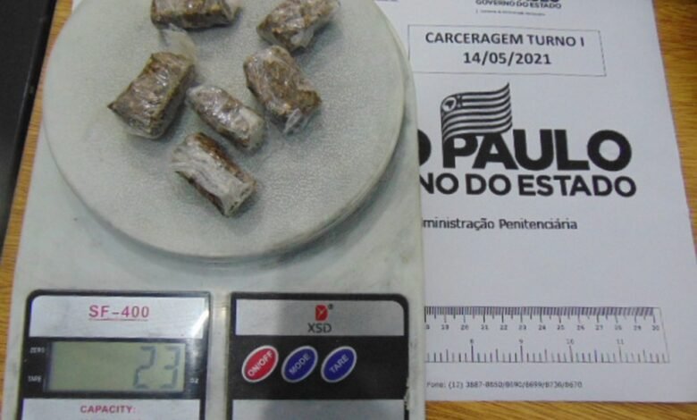 Drogas enviadas por mãe de preso são apreendidas em Caraguatatuba