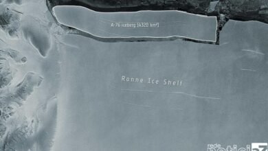 Iceberg do tamanho superior a São Paulo se desprende da Antártica