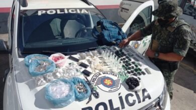 Polícia Ambiental encontra mochila com drogas em área de mata