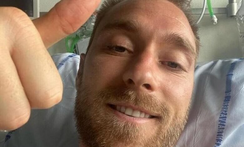 Eriksen tem alta de hospital após parada cardíaca