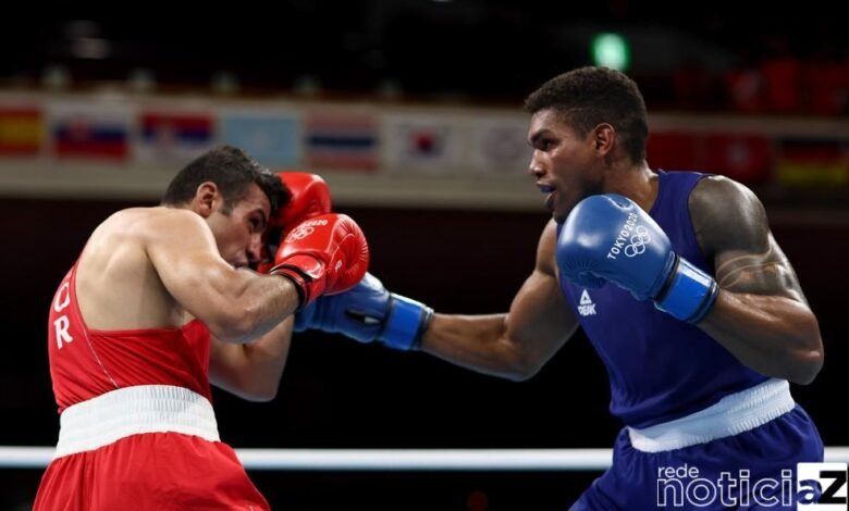 No boxe, Abner Teixeira chega à semifinal e garante medalha