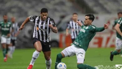 O Palmeiras perdeu para o Atlético Mineiro por 2 a 0 na noite deste sábado (14) no duelo dos líderes do Campeonato Brasileiro pela 16ª rodada do torneio