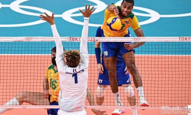 Brasil supera a França em jogo histórico no vôlei