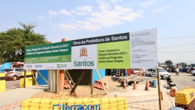 Começam as obras da estação elevatória na Zona Noroeste de Santos