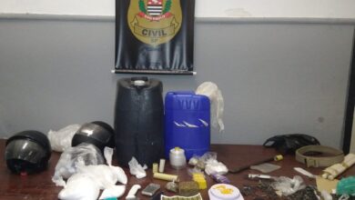 Polícia encontra depósito de drogas em Santos