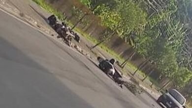 VÍDEO - Acidente incrível com duas motos no Litoral de São Paulo