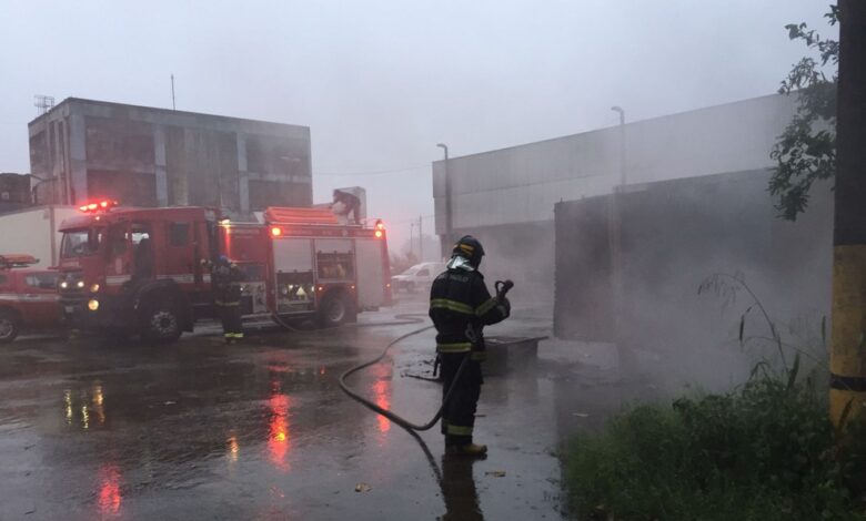 Terminal Pesqueiro de Santos sofre incêndio