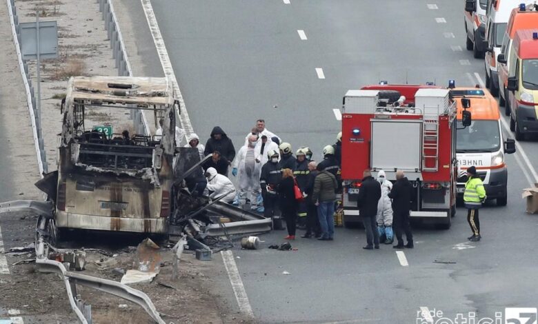 Acidente de ônibus mata 45 pessoas na Bulgária