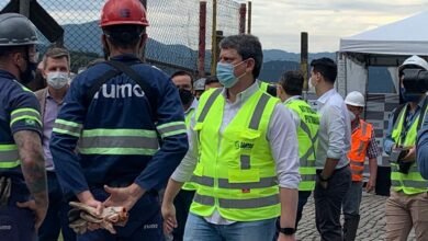Ministro da Infraestrutura visita o Porto de Santos e inaugura obras