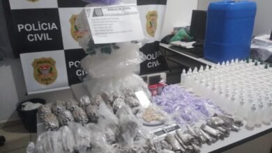 Polícia acaba com laboratório de drogas em São Vicente