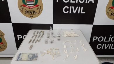 Jovem é preso por tráfico de drogas em São Vicente