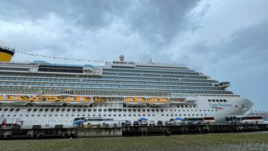 Navio Costa Diadema tem viagem suspensa e vai voltar ao Porto de Santos