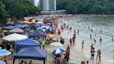 Antes do temporal, público vai em massa até as praias do Litoral Norte