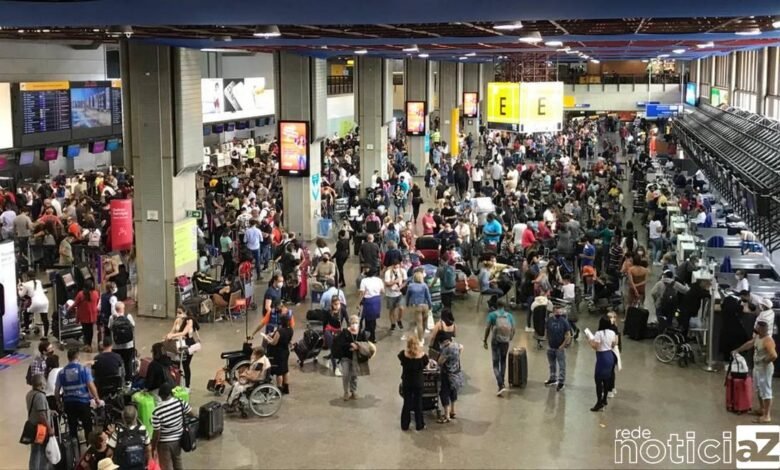 Aeroporto de Guarulhos tem novo cancelamento de voos