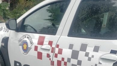 Viatura da Polícia Militar é alvo de tiro em Santos