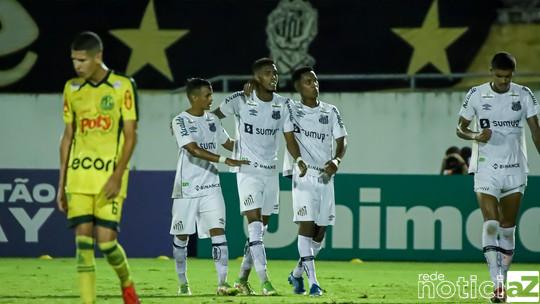 Diógenes brilha contra o Mirassol e Santos chega na semifinal da Copa São Paulo