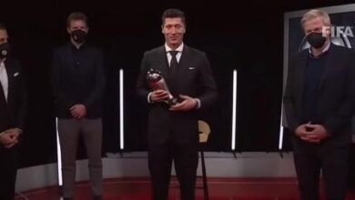Robert Lewandowski e o melhor jogador do mundo da FIFA