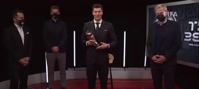 Robert Lewandowski e o melhor jogador do mundo da FIFA