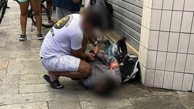 Populares detém suspeito que tentava furtar moto em Praia Grande