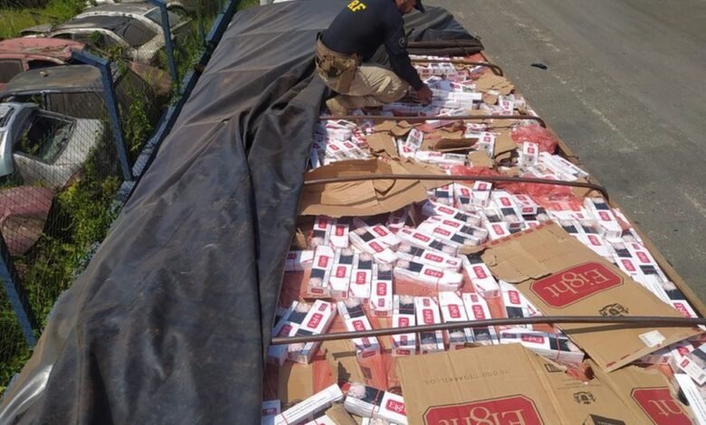 Mais de 200 mil maços de cigarro são apreendidos em rodovia do Interior de SP