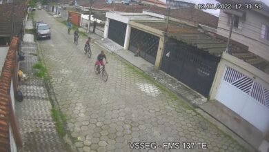 Moradores são roubados por um quarteto de bicicleta em São Vicente