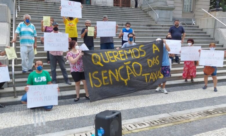 Comerciantes que estão nas vias em obras do VLT querem isenção de impostos