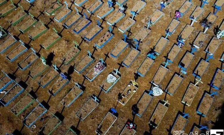 Brasil chega a quase 1,3 mil mortes por Covid-19 e alcança marca desde julho