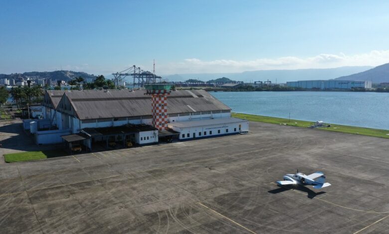 Obras do Aeroporto de Guarujá são liberadas após regularização ambiental ser aprovada pela Cetesb