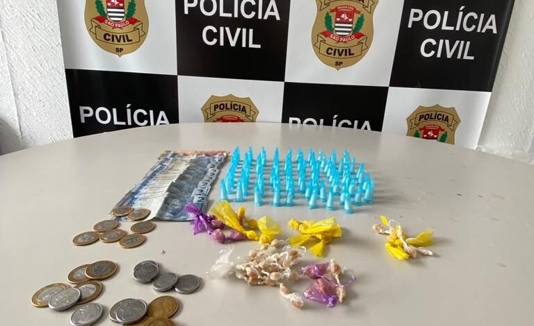 Polícia realiza prisão e apreensão devido ao tráfico de drogas em São Vicente