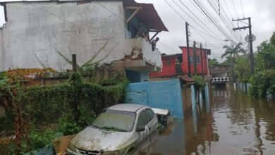 Litoral Norte é castigado pela forte chuva e sofre com alagamentos