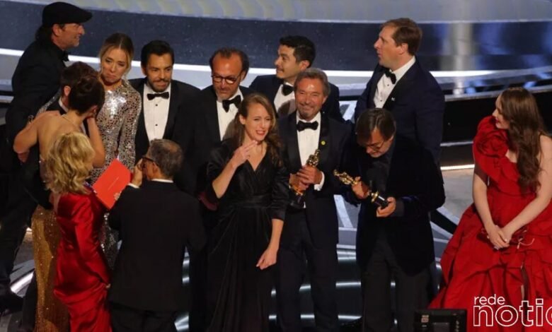 'No ritmo do coração' vence como melhor filme no Oscar 2022 — Foto: Brian Snyder/Reuters