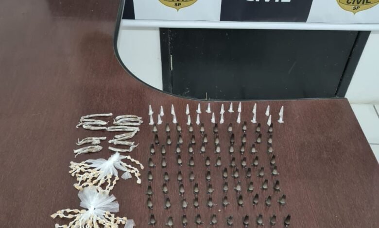 Grande quantidade de drogas são apreendidas em Mongaguá