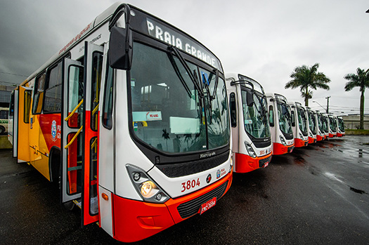 Reajuste das tarifas dos ônibus de Praia Grande é suspenso