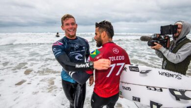 Filipe Toledo vence etapa de Bells Beach e lidera a Liga Mundial de Surfe