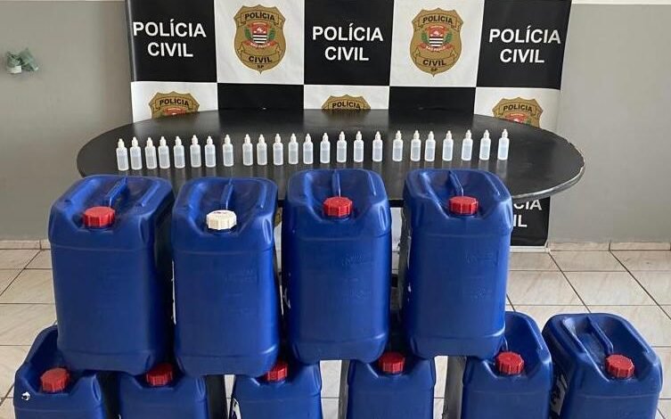 Homem com mais de 250 litros de lança-perfumes é preso em São Vicente