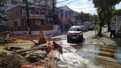 Sabesp interdita rua de Santos para obras até outubro