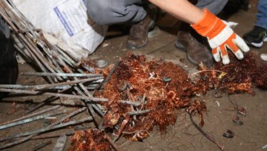 Cobre queimado não pode ser comercializado sem origem legal no Guarujá