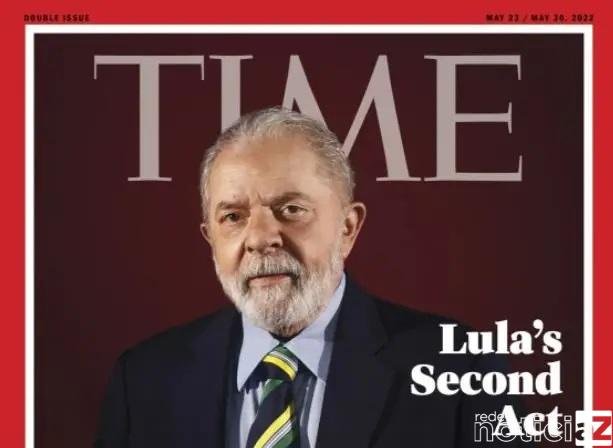 Lula é capa da Revista TIME divulgada nesta quarta - feira